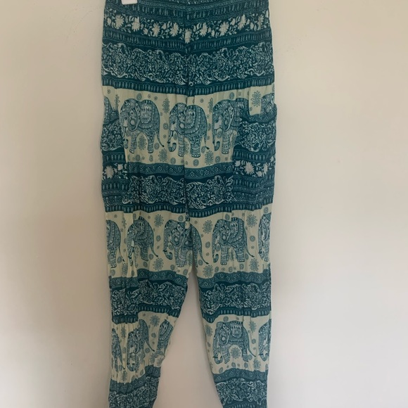 Blue Harem Elephant Pants - Picture 2 of 12